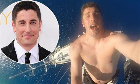jason biggs posts daredevil selfie from top of an tall ship mast on tahiti holiday daily mail