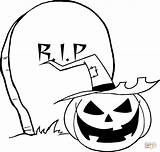 Coloring Halloween Gravestone Pages Moon Rip Clipart Pumpkin Drawing Cartoon Clip Template Printable Clipartpanda Cemetery Witch Cat Front Getdrawings Jack sketch template
