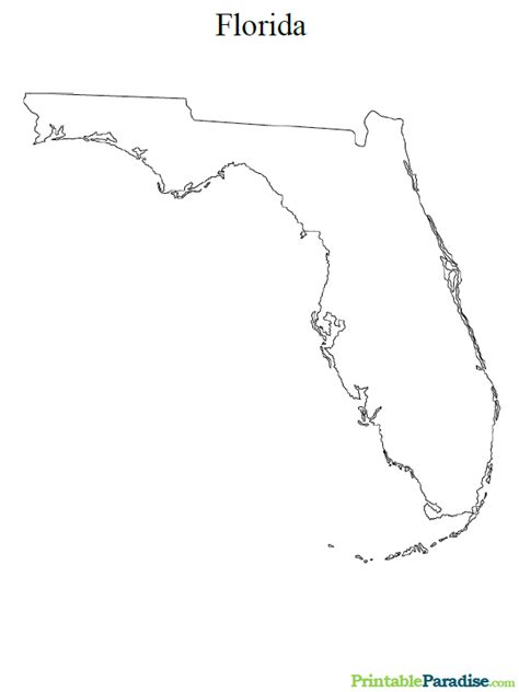 printable florida state parks map