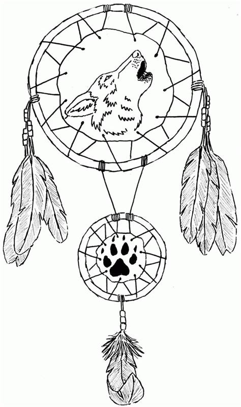 coloring pages dream catchers coloring home