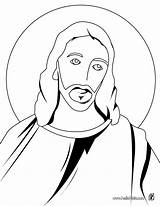 Jesus Coloring Face Christ Holy Pages Color Hellokids Print Online sketch template