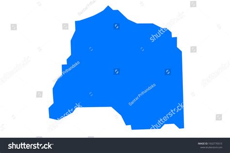blue silhouette map city okigwe nigeria stock vector royalty