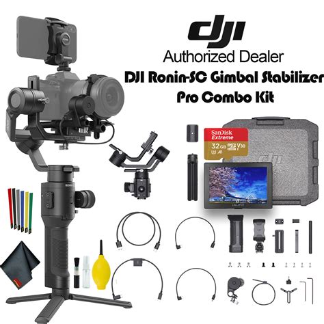 dji ronin sc gimbal stabilizer pro combo kit  axis gimbal stabilizer  mirrorless  dslr