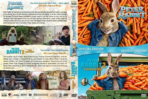 peter rabbit double feature  custom dvd cover dvdcovercom