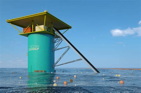 ocean cleanup array   tested   north sea  year