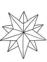 Star Coloring Christmas Library Clipart Colouring Sheet sketch template