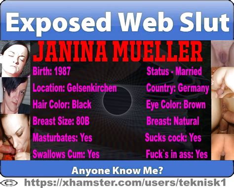 exposed webslut janina mueller from germany 16 pics