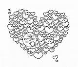 Heart Big Coloring Pages Hearts Color Lots Getcolorings Girls Print Tableau Choisir Un sketch template