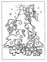 Christmas Coloring Pages Tree Kids Color Disney Colouring Printable Sheets Santa Para Dibujos Imprimir Navidad Colorear Gif Dessin Noel sketch template