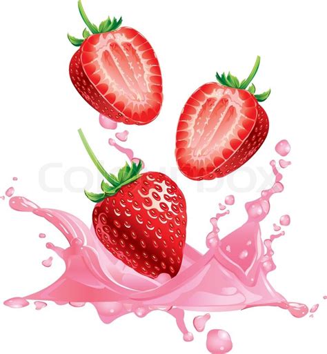 strawberry splash picture hd strawberry splash