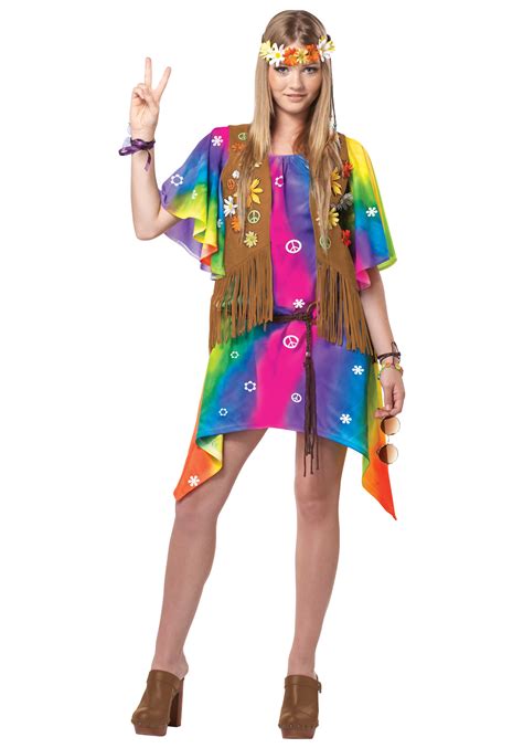 teen hippie girl costume teenage retro halloween costumes