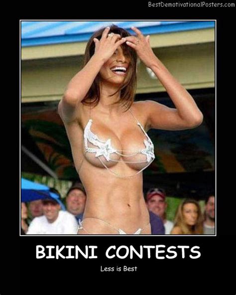 Bikini Contests Demotivational Poster