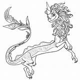 Raya Sisu Mythical Dragons Coloringpagesonly Mystical Draak sketch template