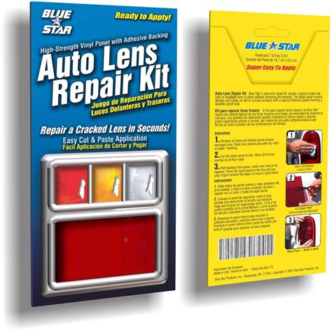 red auto lens repair kit quick fix cracked broken tail light smooth