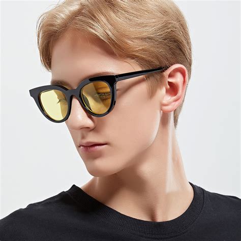 2017 new style men retro cat eye sunglasses unisex sun glasses female