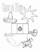 Mexico Coloring Pages Getcolorings Printable sketch template