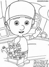 Handy Manny Coloring Pages Colorings sketch template
