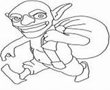 Clash Clans Coloring Pages Goblin Color Info sketch template