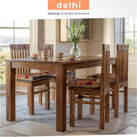 dining table solid wood  seater verv rightwood