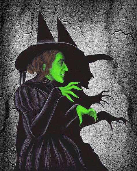 wicked witch drawing  david  johnson