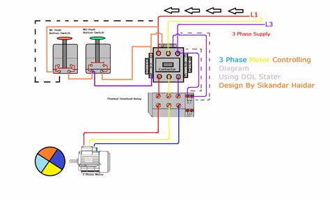 diagram dol starter wiring diagram   phase mydiagramonline