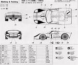 Gt40 Voiture Mkii Blueprints Smcars 2nd Donated Bryan Gt40s sketch template