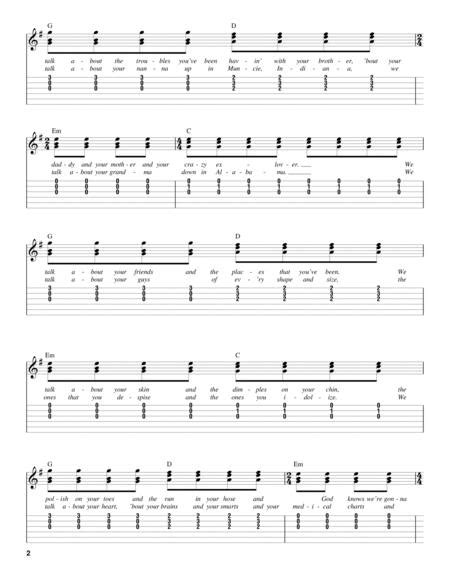 I Wanna Talk About Me By Toby Keith Digital Sheet Music For Guitar