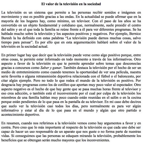 Texto Argumentativo Plantilla Y Ejemplo