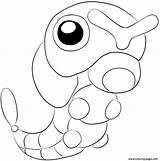 Pokemon Coloring Caterpie Pages Printable Generation Print Color Categories Info sketch template