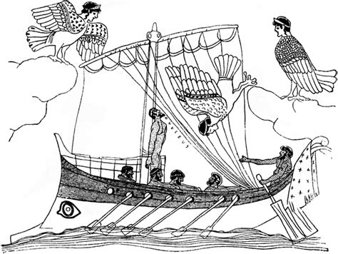 Ulysses And Sirens Clipart Etc
