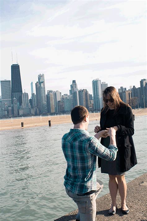 engagement photos of marriage proposal turned into