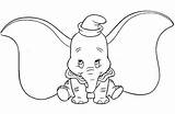 Dumbo Coloring Pages Cute Printable Cartoon Drawing Elephant Disney Lovely Draw Print Characters Colouring Da Sheets Baby Kids Paper Book sketch template