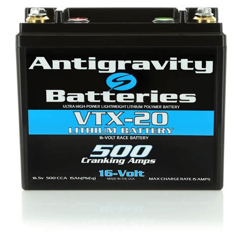 antigravity batteries lightweight lithium ion  volt motorcycle battery  cell vtx