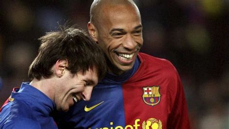 What Lionel Messi Said About Meeting Thierry Henry For The