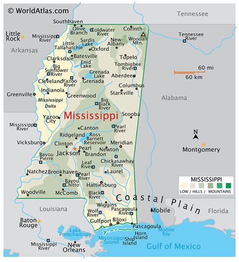 map  usa east  mississippi river topographic map  usa  states
