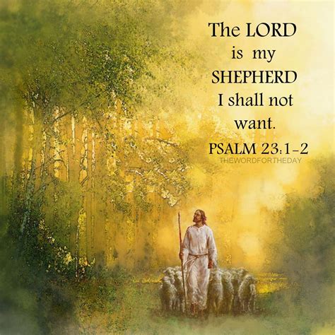 word   day  lord   shepherd psalm   lord
