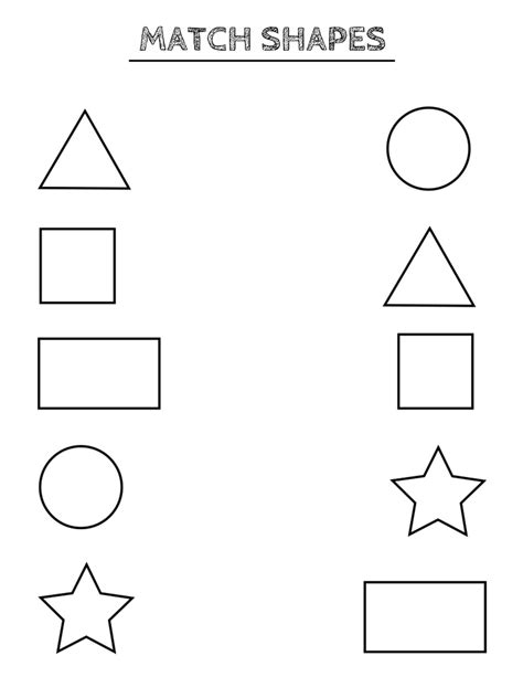 preschool worksheets shapes