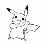 Pikachu Drawing Easy Pokemon Drawings Line Pencil Pages Dibujos Coloring Draw Para Colorear Paint Cute Imprimir Cartoon Dibujar Tattoo Lineart sketch template