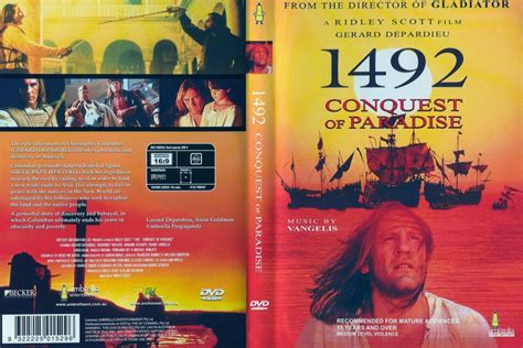 1492 conquest of paradise 1992 r0 movie dvd cd label dvd cover