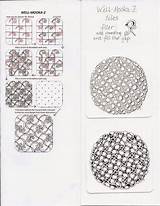 Zentangle Patterns Tangle Mooka Pattern Step String Thing Filler Well Doodle Zen Notice Placed Either Type Tickledtotangle Choose Board Scrolls sketch template