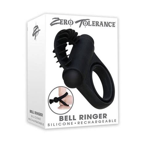 zero tolerance bell ringer couples cock ring black sex toys at