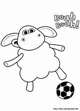 Timmy Time Coloring Pages Sheep Shaun Book Kids Farve Info Discover Børn Forum sketch template