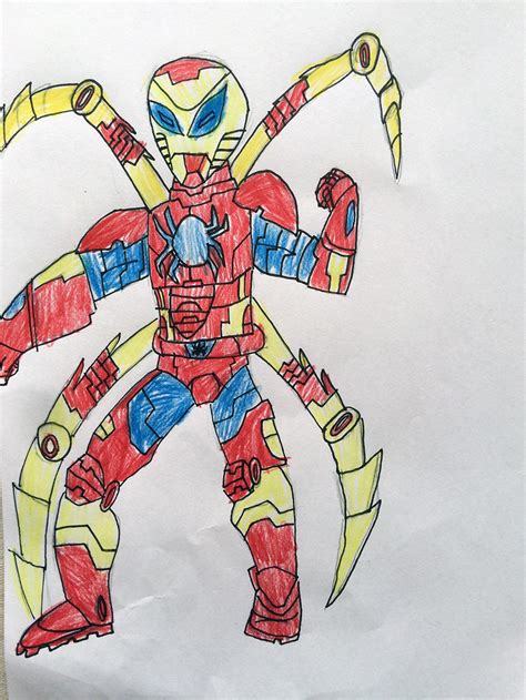 iron spider drawing  getdrawings