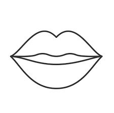 lips coloring pages  coloring pages  printable lip outline