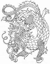 Chinese Dragon Coloring Line Pages Japanese Drawing Dragons Color Salesman Death Deviantart Drawings Printable Print Step Secretariat Getdrawings Colouring Getcolorings sketch template