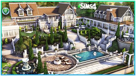 Sims 4 Ultimate Dream Mansion [no Cc ] Sims 4 Speed Build Kate