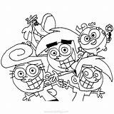 Fairly Oddparents Odd Wanda Timmy Xcolorings Tang sketch template