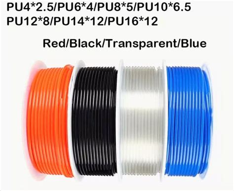 Pu Hose Polyurethane Hose Model Pu 4mm Pu 6mm Pu 8mm Pu 10mm Pu 12mm