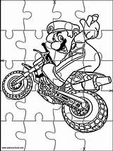 Mario Bros Puzzles Cut Coloring Kids Jigsaw Websincloud Puzzle Printable Printables Activities Pages sketch template