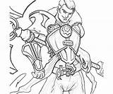 Legends League Ezreal Armor Coloring Pages sketch template